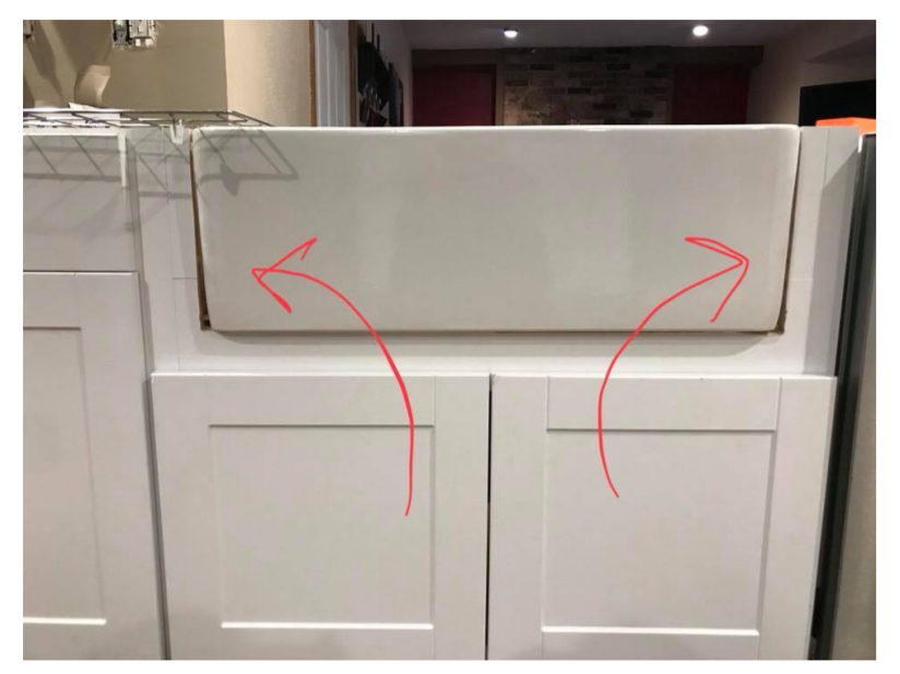 IKEA Base Cabinet Hack for Farmhouse Sinks and Deep Cooktops